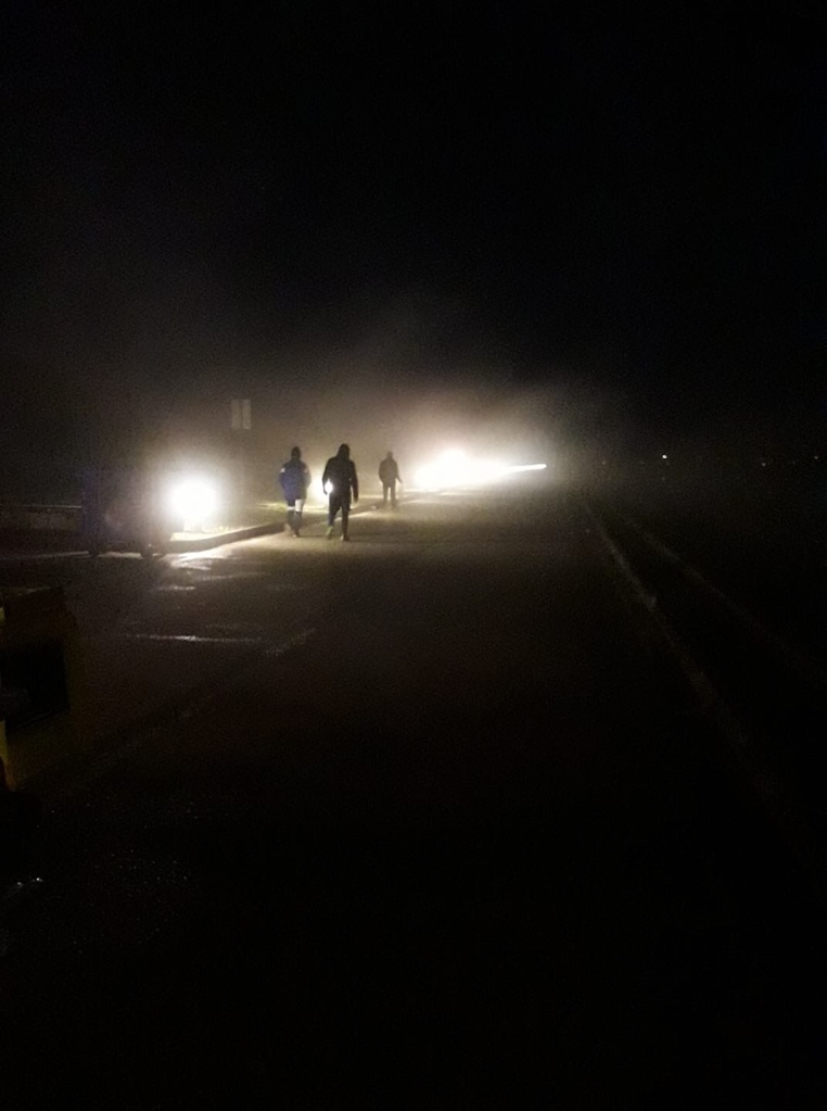 Ομίχλη στο Κωπηλατοδρόμιο Σχινιά 